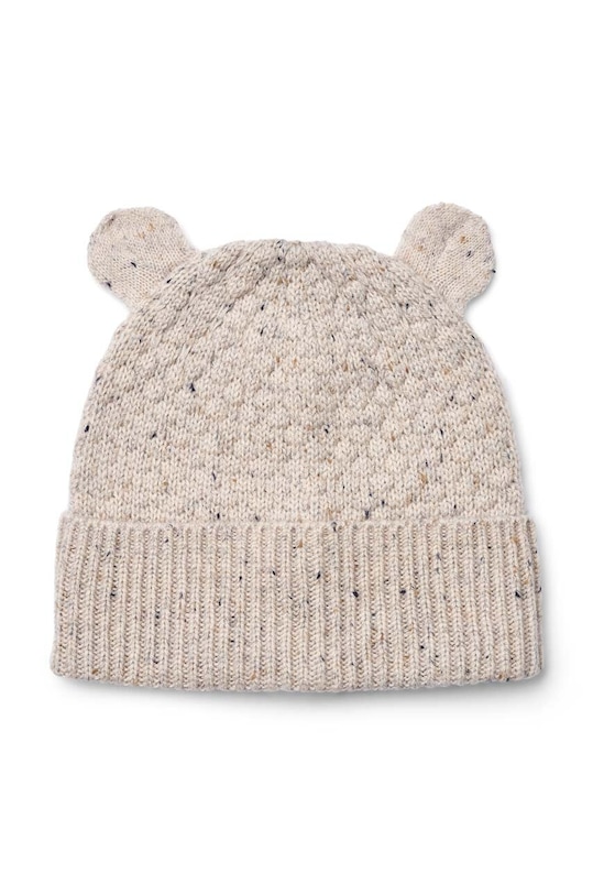 Liewood șapcă de lână pentru copii Miller Beanie With Ears LW15090 bej AW24