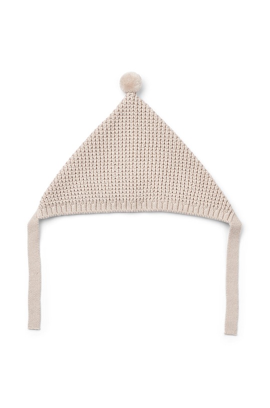 Băieți Liewood șapcă din bumbac pentru bebeluși Fresia Baby Hat LW19412 bej