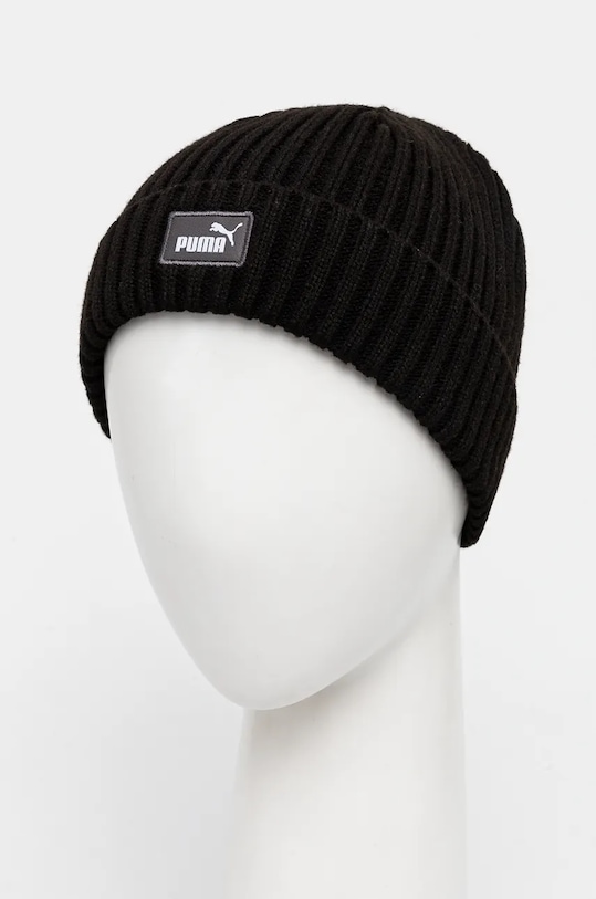 Dětská čepice Puma Classic Cuff Beanie 258940 černá AW24