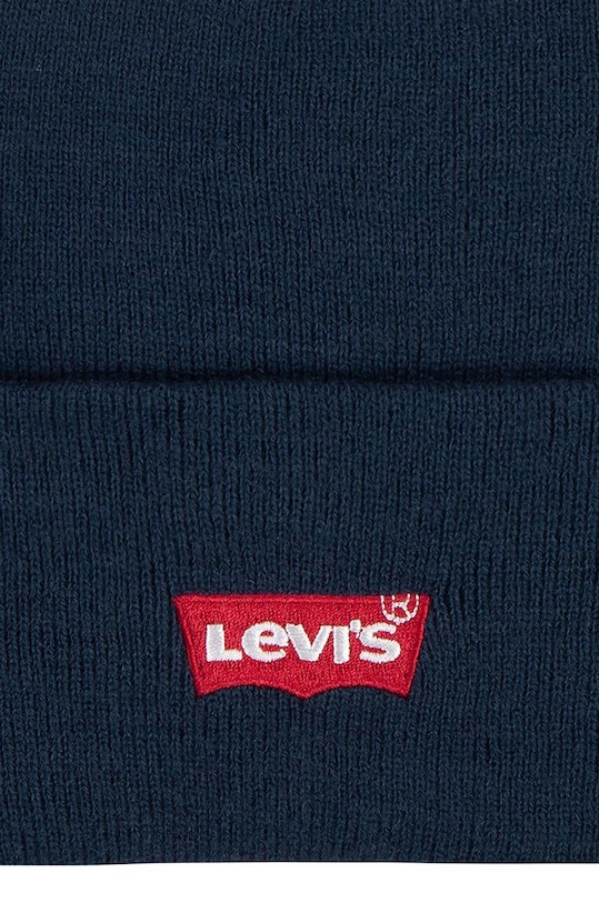 CHLAPEC Dětská čepice Levi's LAN LEVI'S CORE BATWING BEANIE 9A8620 námořnická modř