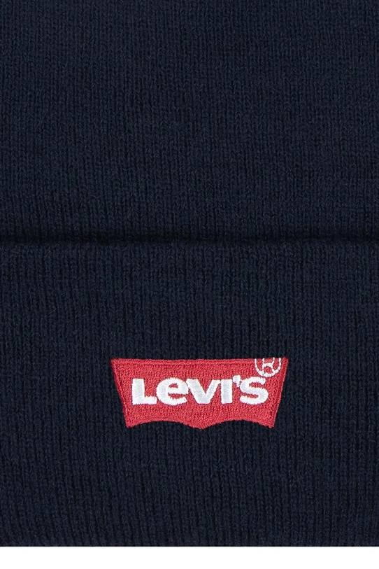 Chłopiec Levi's czapka dziecięca LAN LEVI'S CORE BATWING BEANIE 9A8620 czarny