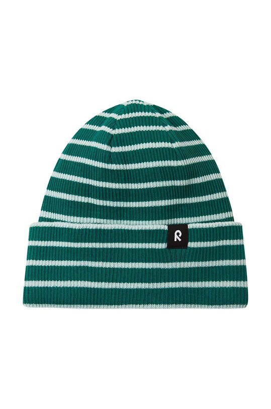 Dětská bavlněná čepice Reima Reissuun 5300073B.9BYH zelená AW24