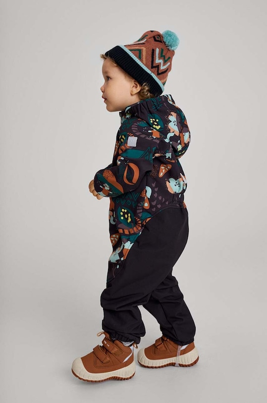 Detská vlnená čiapka Reima Koillinen 5300278B.9BYH hnedá