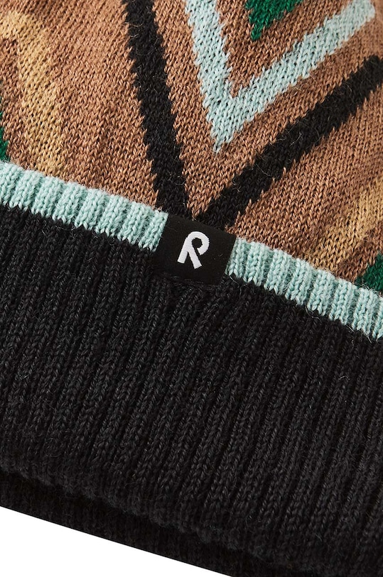 Detská vlnená čiapka Reima Koillinen hnedá 5300278B.9BYH