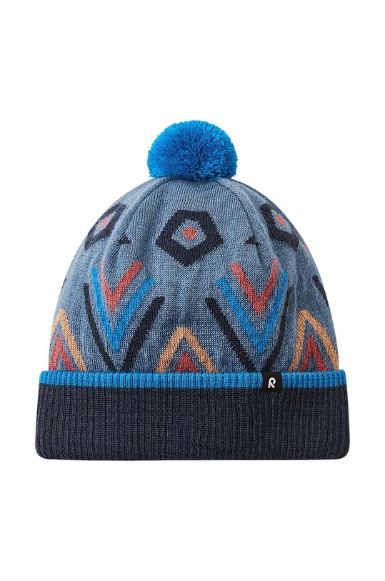 Reima czapka wełniana dziecięca Koillinen wełna niebieski 5300278B.9BYH