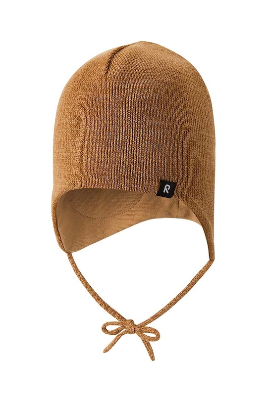 Reima czapka dziecięca Latvat bawełna brązowy 5300284A.9BYH