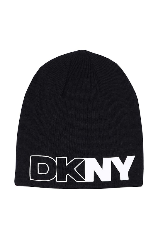 Детска шапка Dkny средно дебел черен D60989.