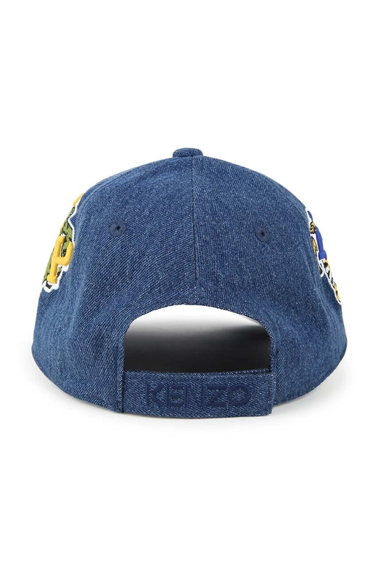 Kenzo Kids czapka z daszkiem bawełniana dziecięca K60606.50 granatowy AW24