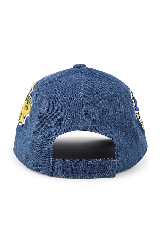 Kenzo Kids czapka z daszkiem bawełniana dziecięca K60606.54.56 granatowy AW24