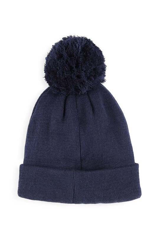 Detská čiapka s prímesou kašmíru Kenzo Kids K60608.50.52 tmavomodrá AW24