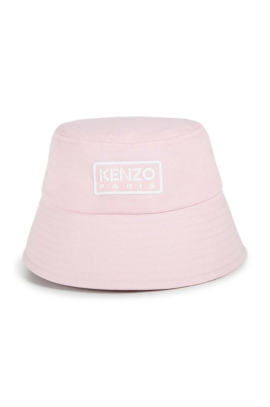 Kenzo Kids kapelusz bawełniany dziecięcy aplikacja różowy K60609.50