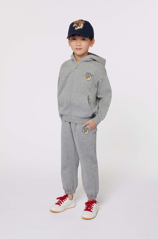 Pamučna kapa sa šiltom za bebe Kenzo Kids mornarsko plava K60612.54.56