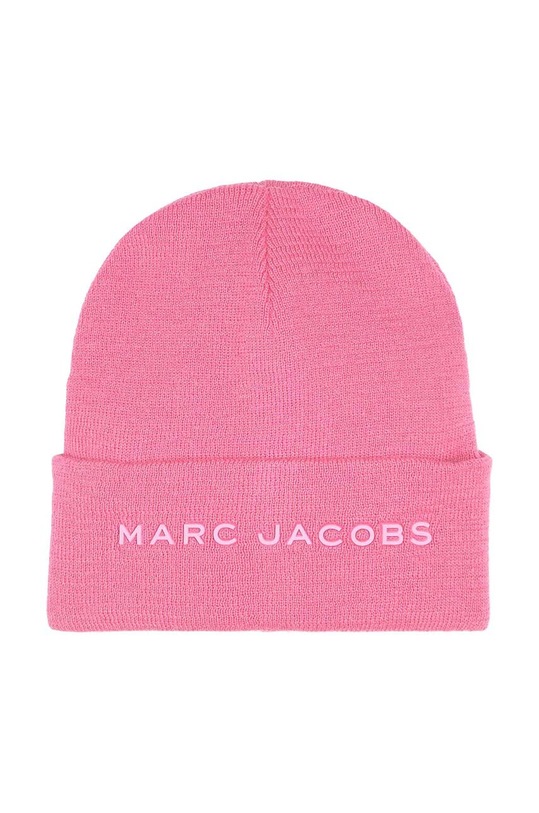 Marc Jacobs czapka z domieszką wełny dziecięca z domieszką wełny różowy W60346.