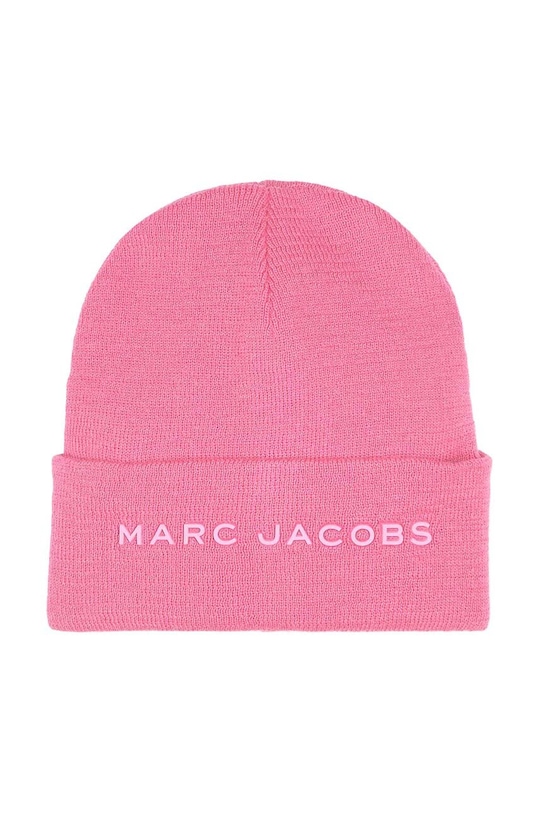 Marc Jacobs czapka z domieszką wełny dziecięca z domieszką wełny różowy W60346.