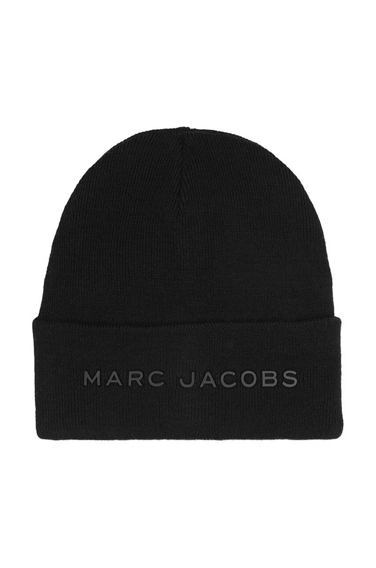 Dětská čepice s příměsí vlny Marc Jacobs s příměsí vlny černá W60346.