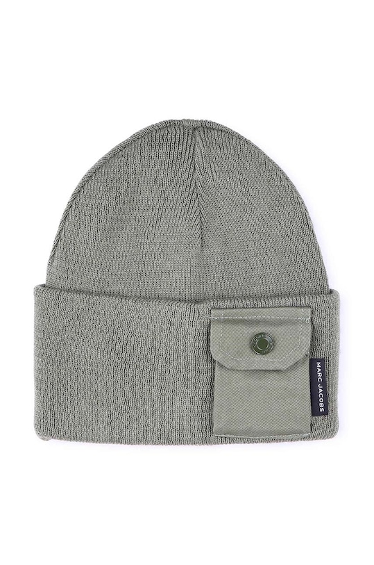 Marc Jacobs caciula din lana pentru copii W60349. verde AW24