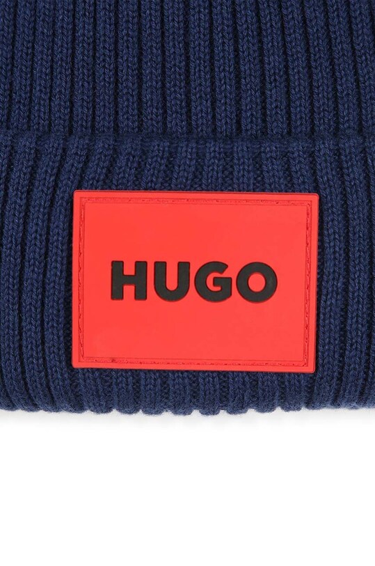 Хлопчик Дитяча шапка HUGO G00259. темно-синій