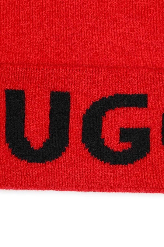 Κοριτσίστικα Παιδικός σκούφος από μείγμα μαλλιού HUGO G00289. κόκκινο