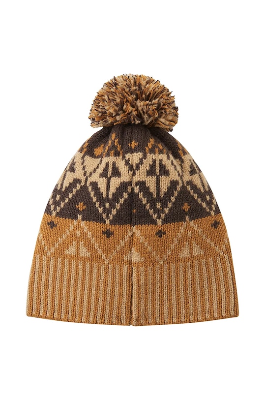 Reima czapka wełniana dziecięca Pohjoinen brązowy 5300021B.9BYH