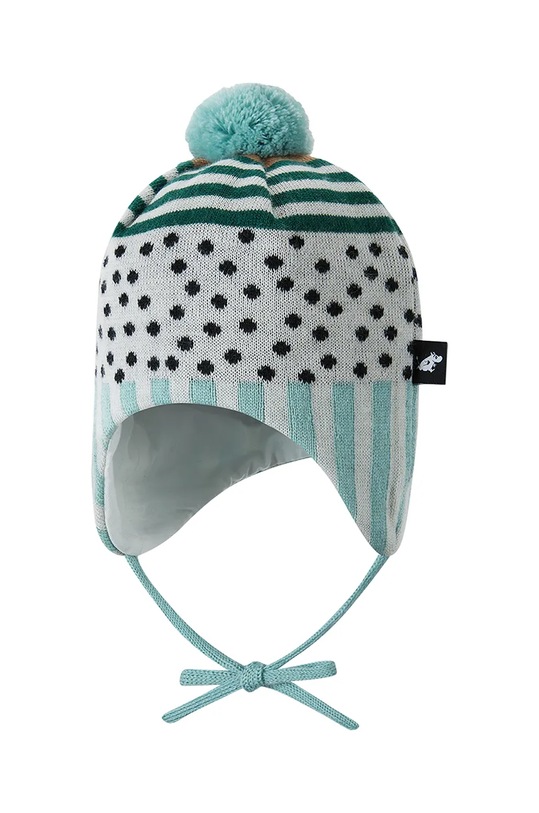 Dětská vlněná čepice Reima Moomin Yngst 5300201B.9BYH zelená AW24