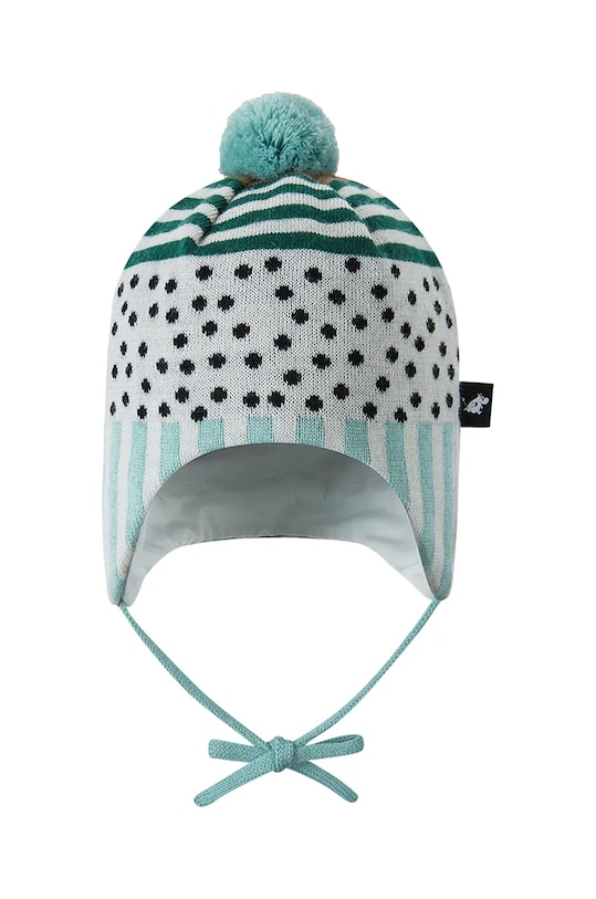 CHLAPEC Dětská vlněná čepice Reima Moomin Yngst 5300201B.9BYH zelená