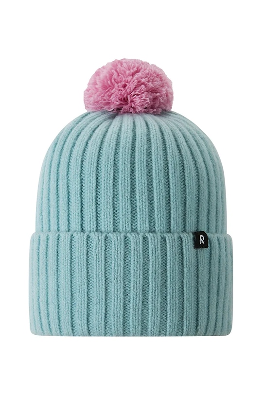 Reima czapka wełniana dziecięca Topsu 5300227A.9BYH zielony AW24