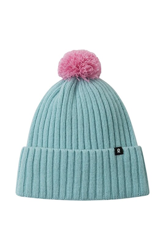 Chłopiec Reima czapka wełniana dziecięca Topsu 5300227A.9BYH zielony