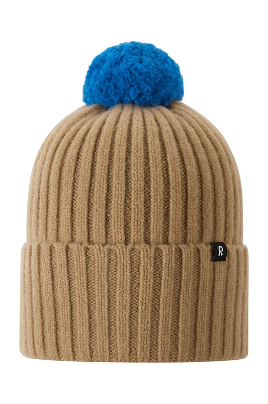 Dětská vlněná čepice Reima Topsu 5300227A.9BYH hnědá AW24