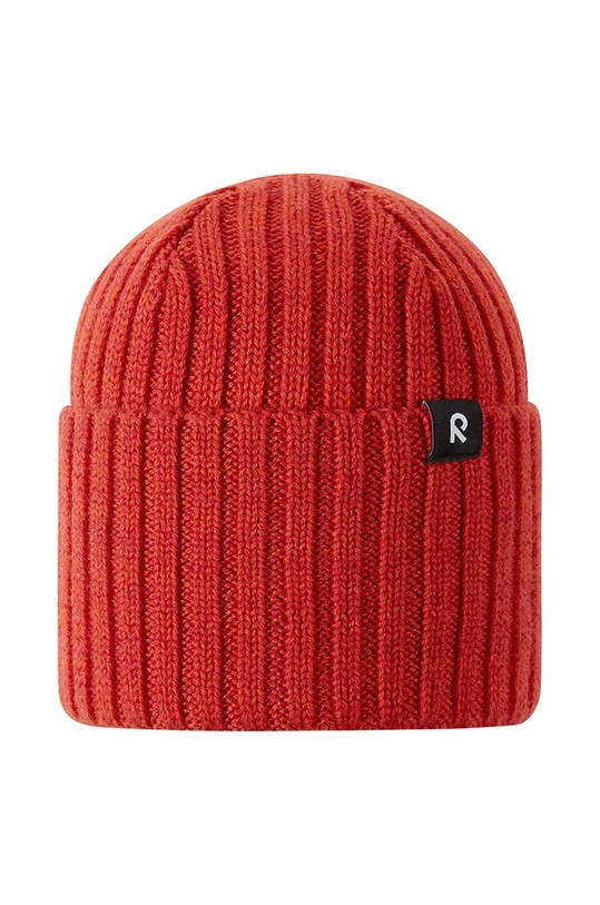 Dětská vlněná čepice Reima Villaisa 5300282A.9BYH červená AW24