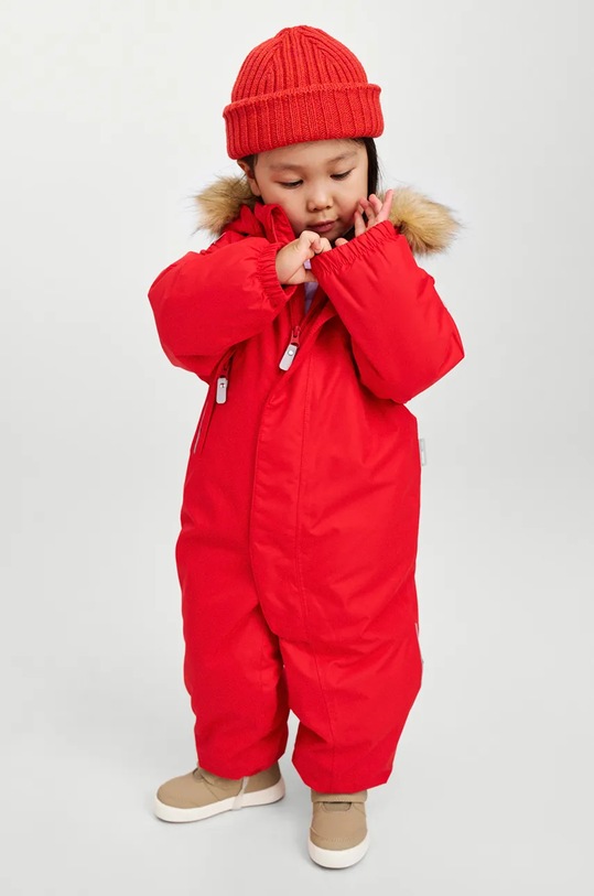 Dětská vlněná čepice Reima Villaisa 5300282A.9BYH červená