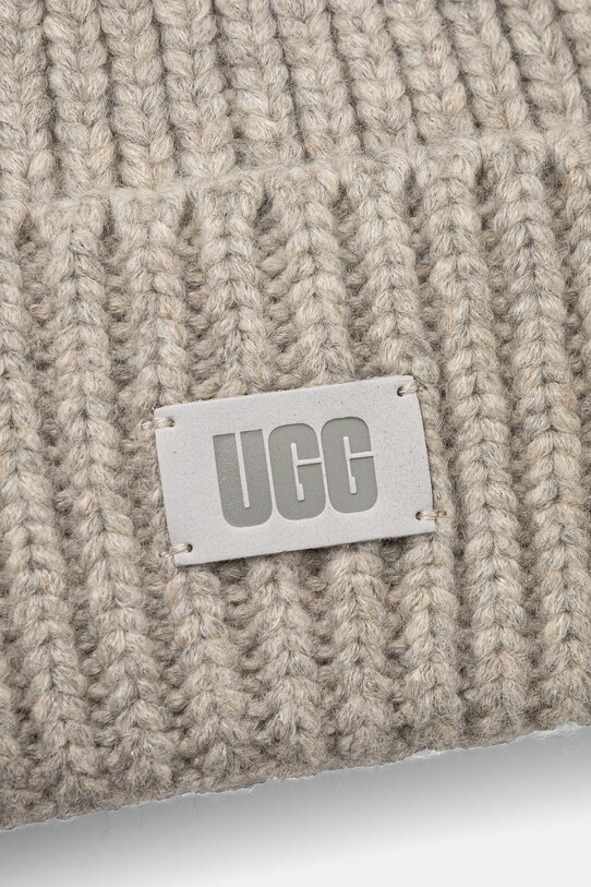 Băieți UGG caciula din amestec de lana CHUNKY RIB BEANIE 21687. gri