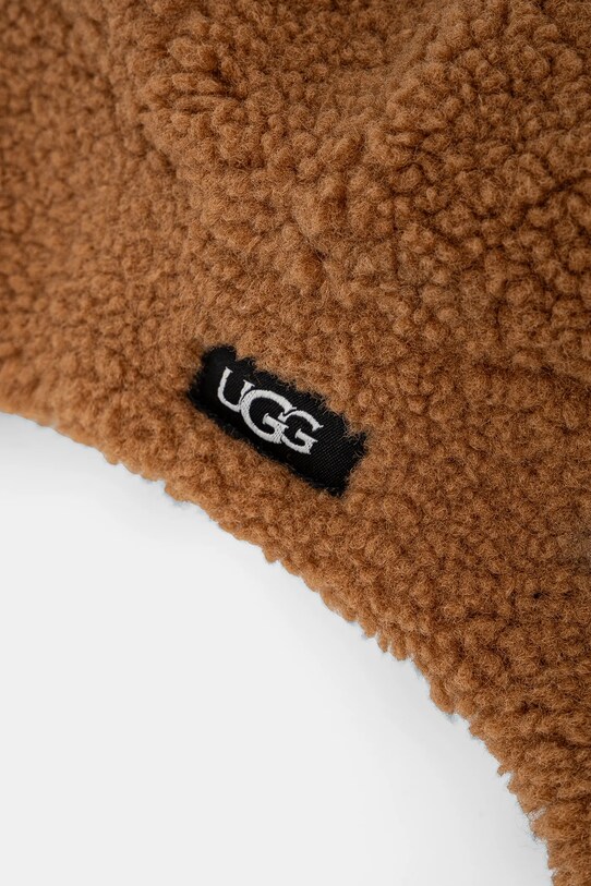 Дитяча шапка UGG FLUFF TRAPPER 101500 коричневий AW24