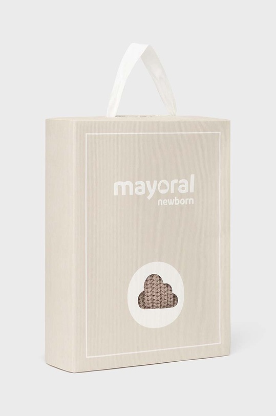 Dječaci Dječja kapa i rukavice Mayoral Newborn 9766.1J.Newborn.9BYH smeđa