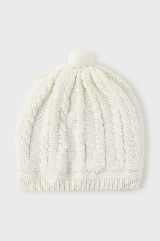 Mayoral Newborn czapka bawełniana dziecięca bawełna beżowy 9774.1A.Newborn.9BYH