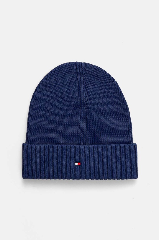 Tommy Hilfiger czapka bawełniana dziecięca bawełna granatowy AU0AU01526.9BYH
