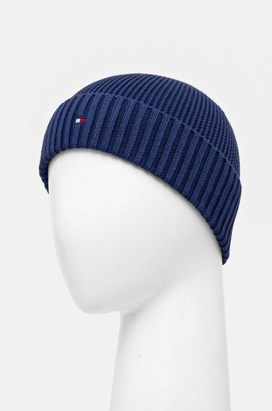 Tommy Hilfiger czapka bawełniana dziecięca AU0AU01526.9BYH granatowy AW24