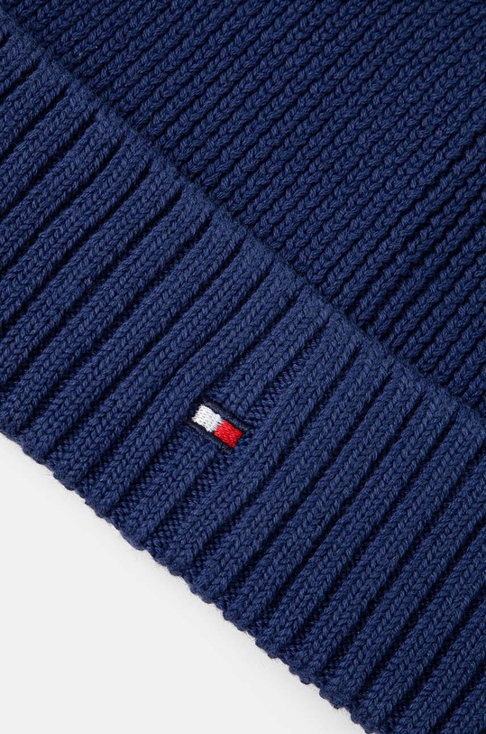Chłopiec Tommy Hilfiger czapka bawełniana dziecięca AU0AU01526.9BYH granatowy