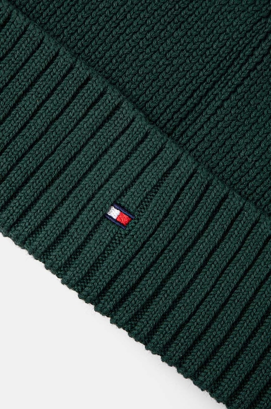 Băieți Tommy Hilfiger caciula de bumbac pentru copii AU0AU01526.9BYH verde