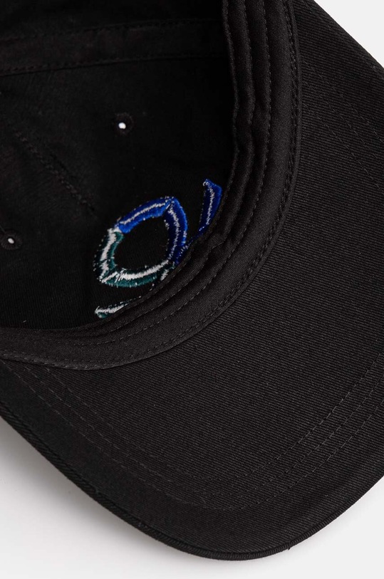 United Colors of Benetton czapka z daszkiem bawełniana dziecięca czarny 6G0QCA029.G.Seasonal