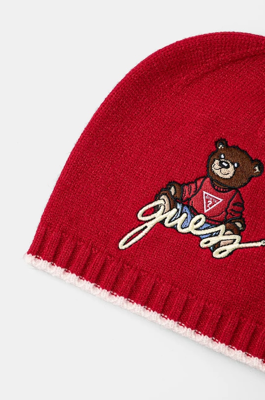 Παιδικός σκούφος Guess H4BZ09.Z2QP0.9BYH κόκκινο AW24