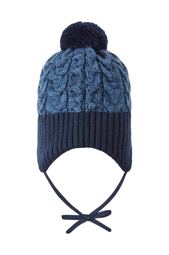 Chłopiec Reima czapka wełniana dziecięca Paljakka 5300035B.9BYH granatowy