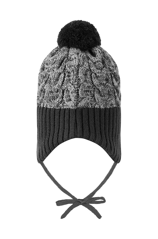 CHLAPEC Dětská vlněná čepice Reima Paljakka 5300035B.9BYH černá