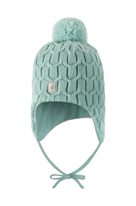 Reima czapka wełniana dziecięca Nunavut wełna zielony 5300065B.9BYH