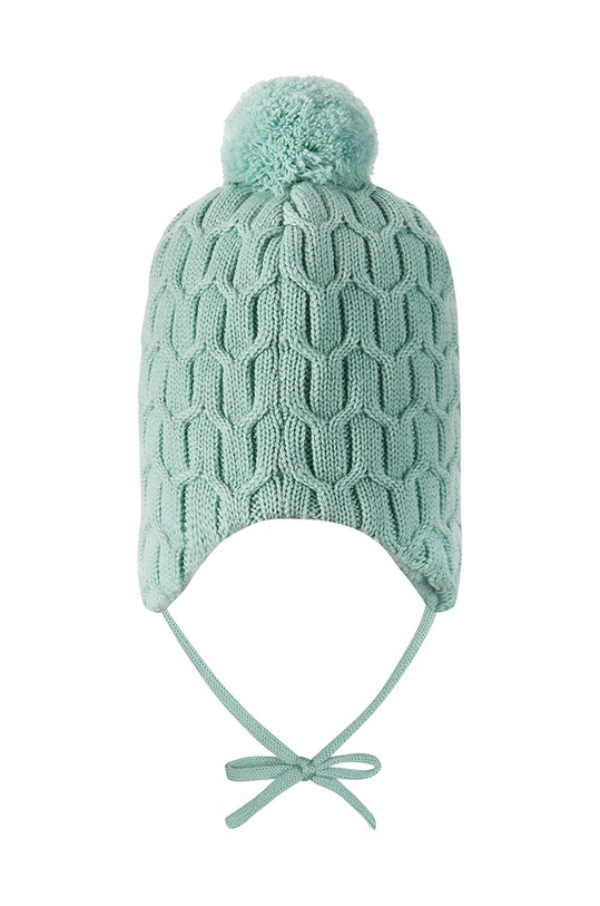 Chłopiec Reima czapka wełniana dziecięca Nunavut 5300065B.9BYH zielony