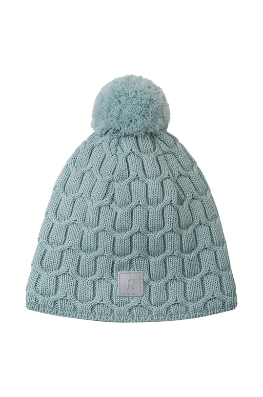 Детская хлопковая шапочка Reima Nyksund 5300066B.9BYH зелёный AW24