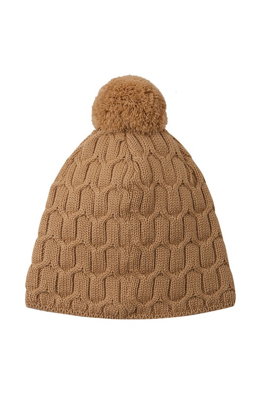 Детская хлопковая шапочка Reima Nyksund 5300066B.9BYH коричневый AW24