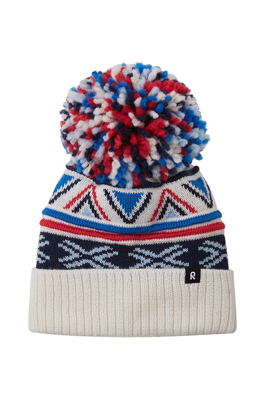 Dětská vlněná čepice Reima Kirjoen 5300286A.9BYH bílá AW24