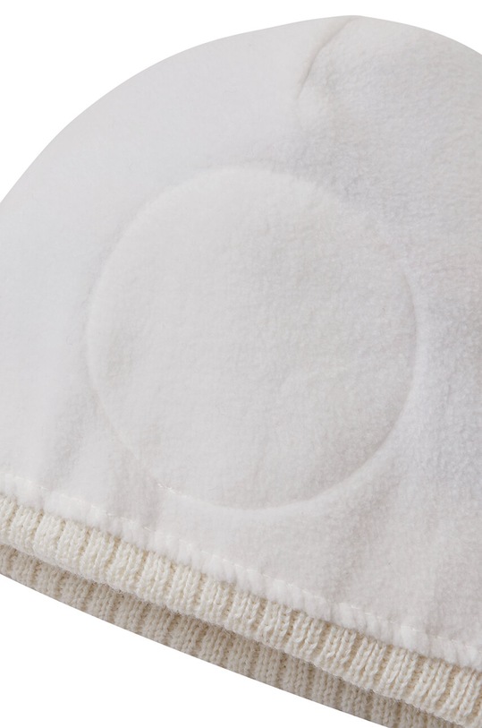 Dětská vlněná čepice Reima Kirjoen bílá 5300286A.9BYH