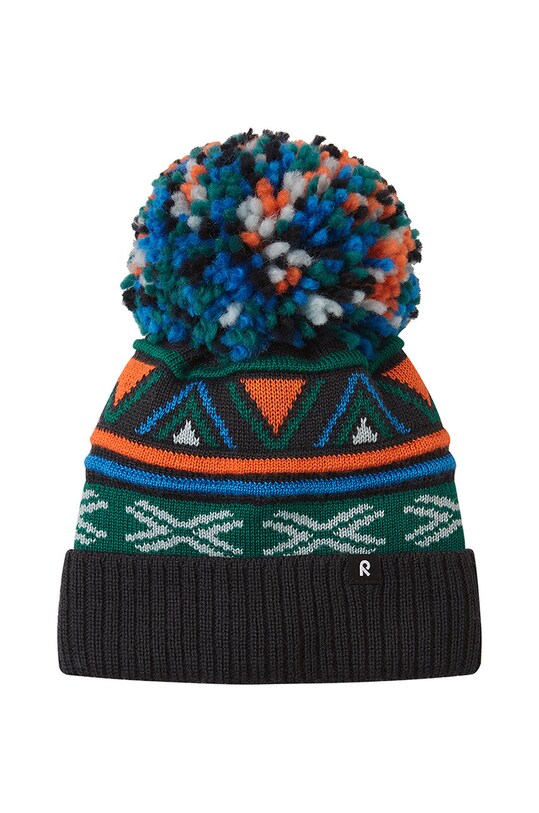 Дитяча вовняна шапка Reima Kirjoen 5300286A.9BYH зелений AW24