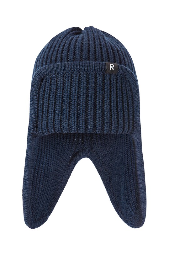 Chlapec Detská vlnená čiapka Reima Solmu 5300288A.9BYH tmavomodrá